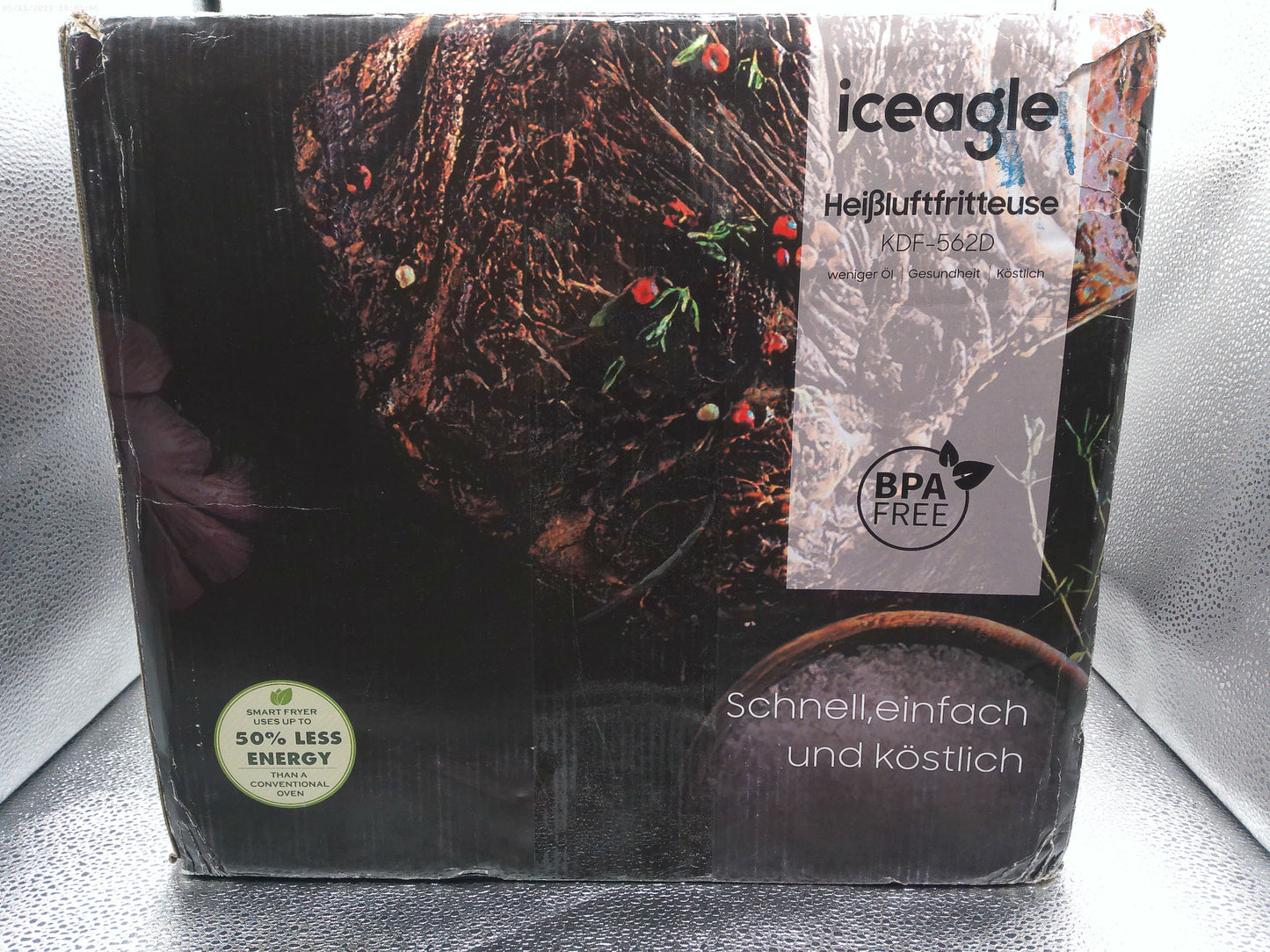 iceagle Heißluftfritteuse 5,5 L XXL