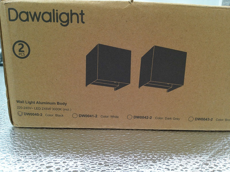 DAWALIGHT Wandleuchte 2er Set