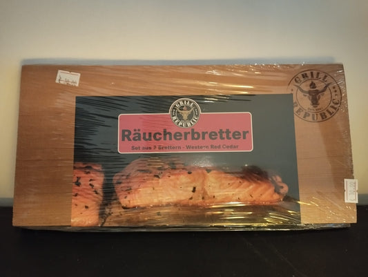 Hochwertige Räucherbretter zum Grillen für herrliches Raucharoma I Grillbretter aus reinem Zedernholz