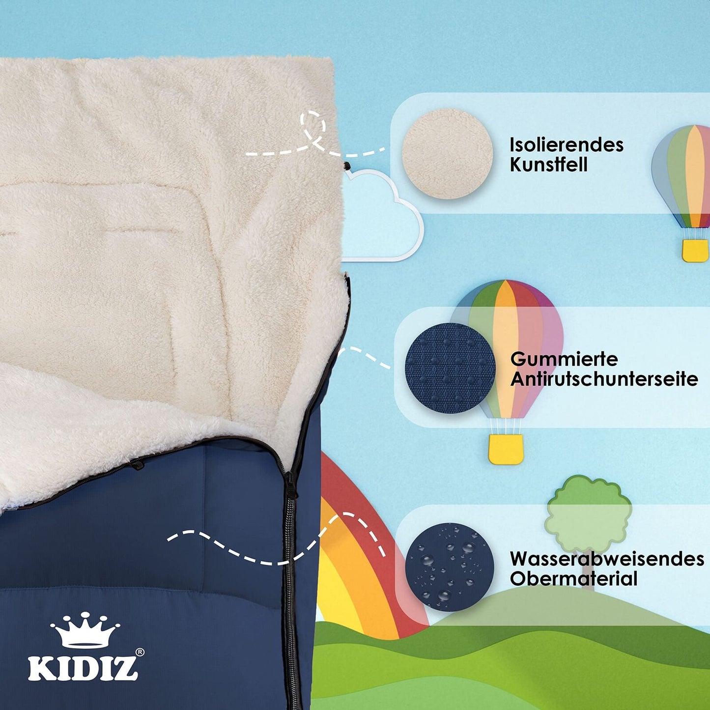 Babyfußsack Baby Winterfußsack Kinderwagenfußsack Kinderfußsack Fußsack